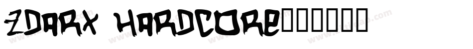 Zdarx Hardcore字体转换
